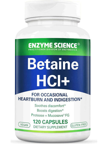 Enzyme Science, Betaine HCL, 120 Capsules