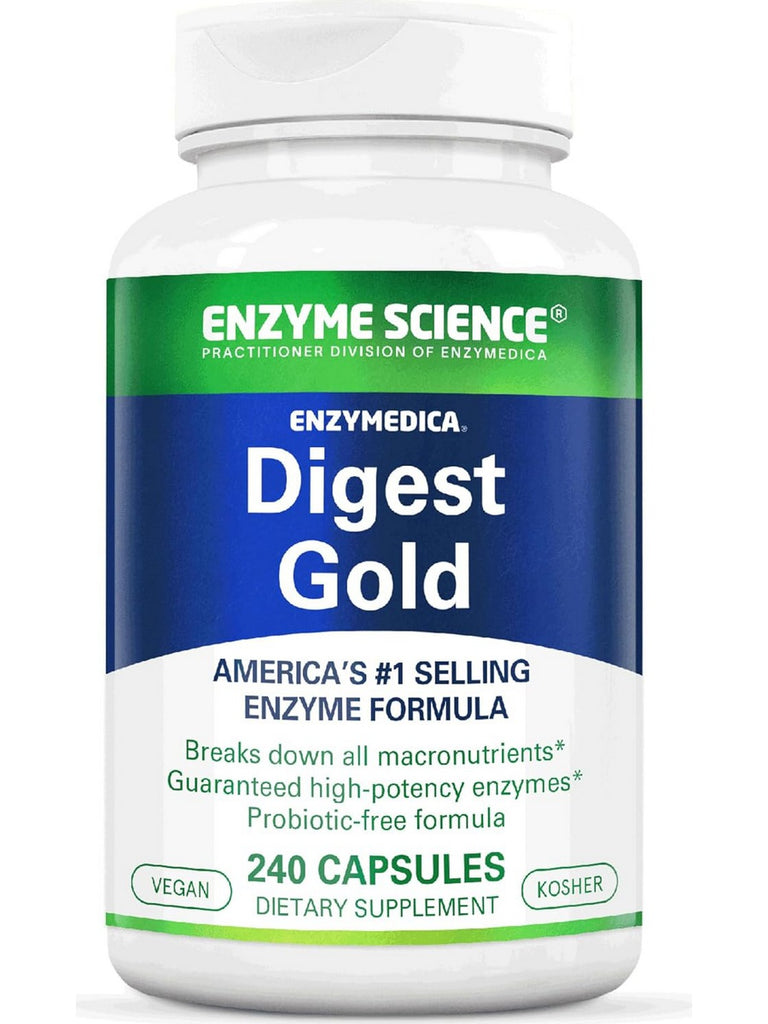 Enzyme Science, Digest Gold, 240 Capsules
