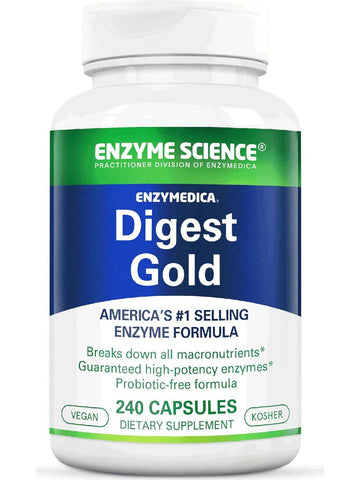 Enzyme Science, Digest Gold, 240 Capsules