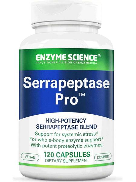 Enzyme Science, Serrapeptase Pro, 120 Capsules