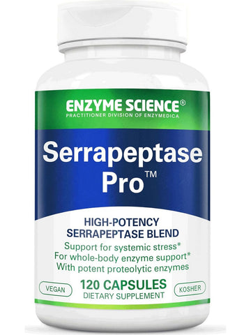 Enzyme Science, Serrapeptase Pro, 120 Capsules