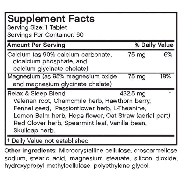 Futurebiotics, Relax & Sleep, 60 Vegetarian Tablets