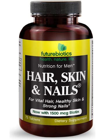 Futurebiotics, Nutrition for Men Hair, Skin & Nails, 1500 mcg, 75 Tablets