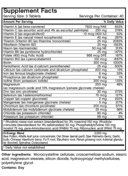 Futurebiotics, Hi Energy Multi for Men, 120 Tablets