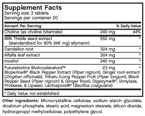 Futurebiotics, Silymarin Plus, 60 Vegetarian Tablets
