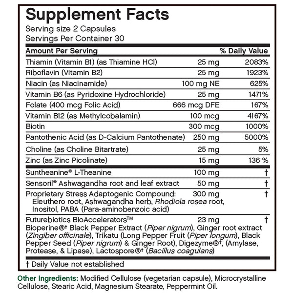 Futurebiotics, StressAssist, 60 Vegetarian Capsules