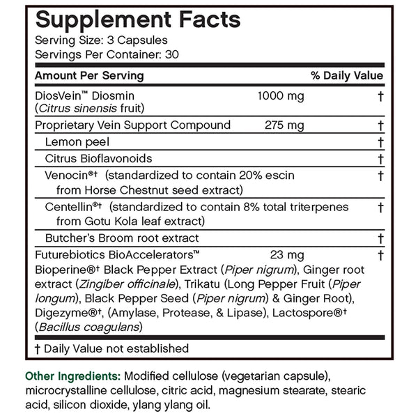 Futurebiotics, VeinFactors, 90 Vegetarian Capsules