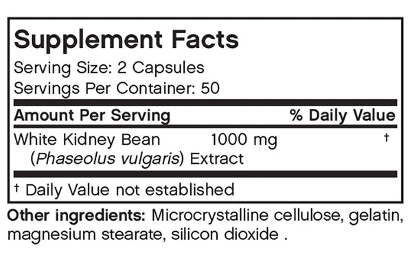 Futurebiotics, White Kidney Bean Extract, 500 mg, 100 Capsules