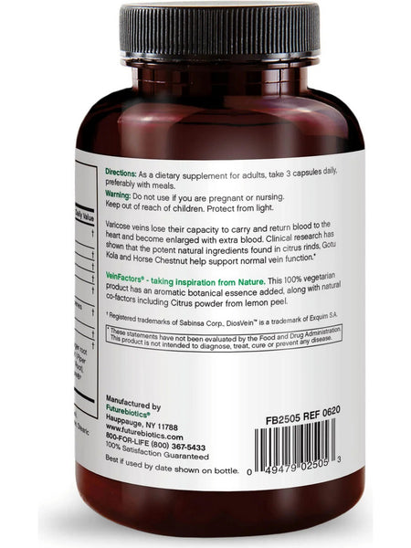 Futurebiotics, VeinFactors, 180 Vegetarian Capsules