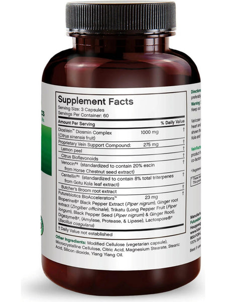 Futurebiotics, VeinFactors, 180 Vegetarian Capsules