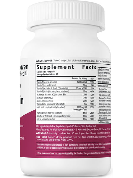 Fairhaven Health, FertilAid for Women, 90 Capsules