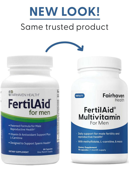 Fairhaven Health, FertilAid for Men, 90 Capsules