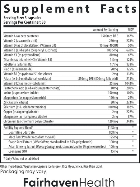 Fairhaven Health, FertilAid for Men, 90 Capsules