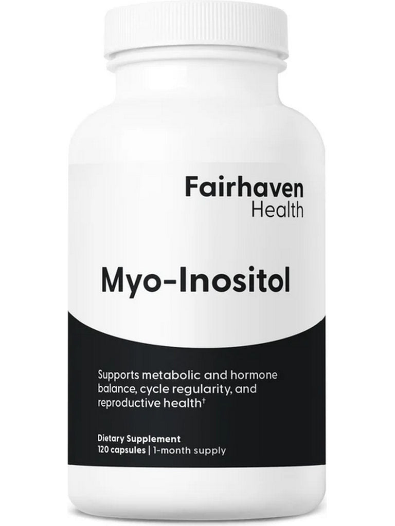 Fairhaven Health, Myo-Inositol for Women and Men, 120 Capsules