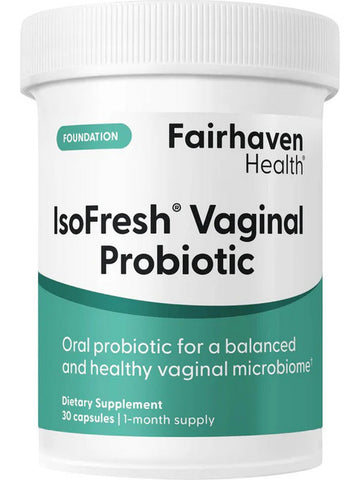 Fairhaven Health, IsoFresh Vaginal Probiotic, 30 Capsules