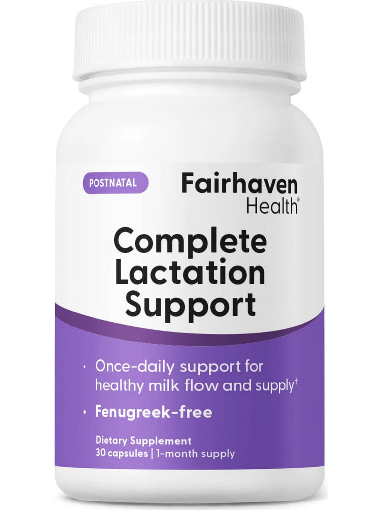 Fairhaven Health, Complete Lactation Support, 30 Capsules
