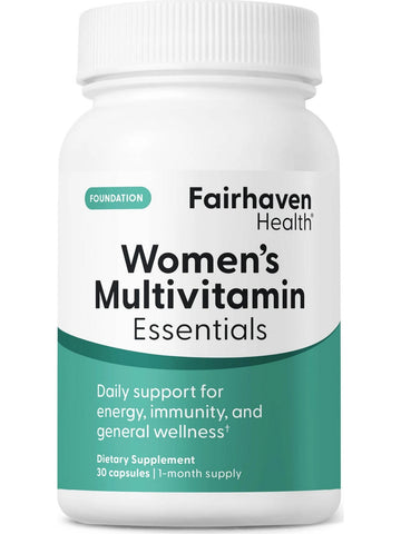 Fairhaven Health, Women's Multivitamin Essentials, 30 Capsules
