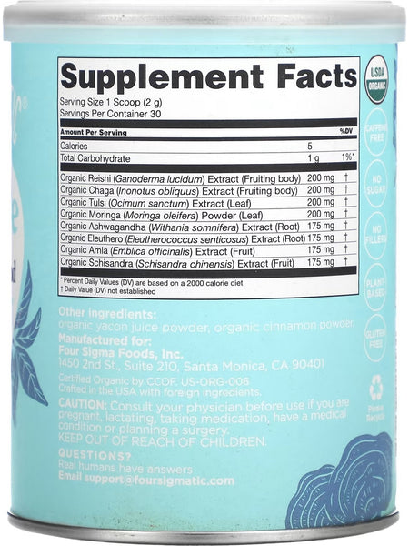 Four Sigmatic, Balance Organic Mushroom Blend, 2.12 oz