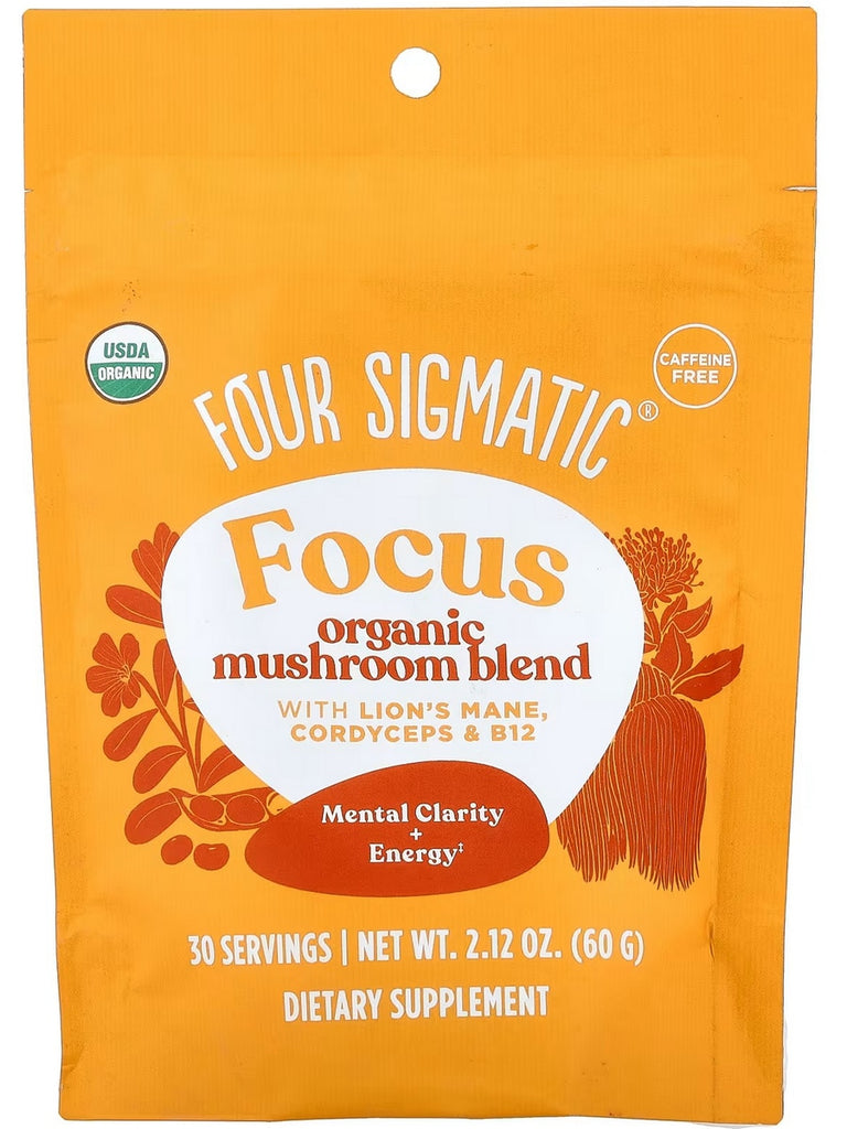 Four Sigmatic, Focus Organic Mushroom Blend, 2.12 oz