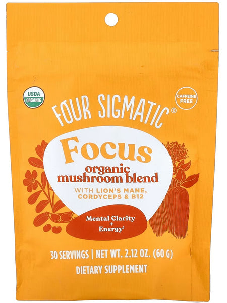 Four Sigmatic, Focus Organic Mushroom Blend, 2.12 oz