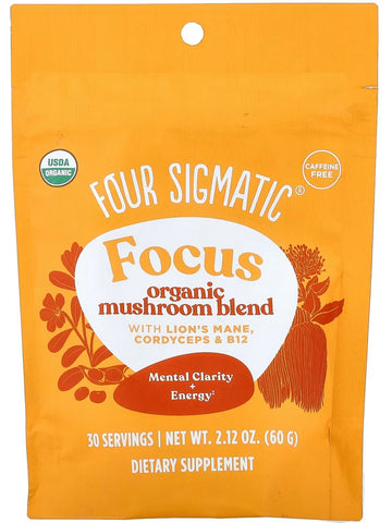Four Sigmatic, Focus Organic Mushroom Blend, 2.12 oz