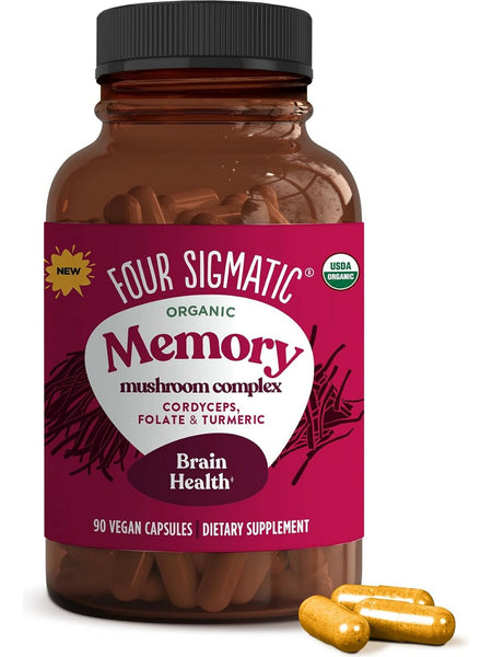 Four Sigmatic, Organic Memory Mushroom Complex, 90 Vegan Capsules