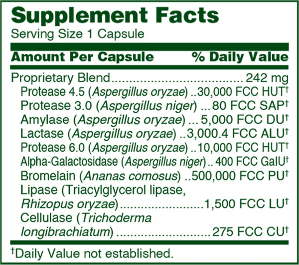 Flora, Urgent Support Digestive Enzymes, 60 Vegetarian Capsules