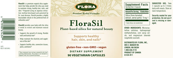 Flora, FloraSil, 90 Vegetarian Capsules