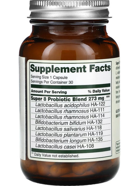 Flora, Super 8 Hi-Potency Probiotic, 42 Billion Cells, 30 Capsules