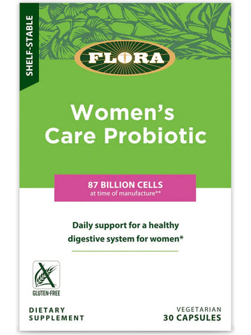 Flora, Women's Care Probiotic, 30 Vegetarian Capsules