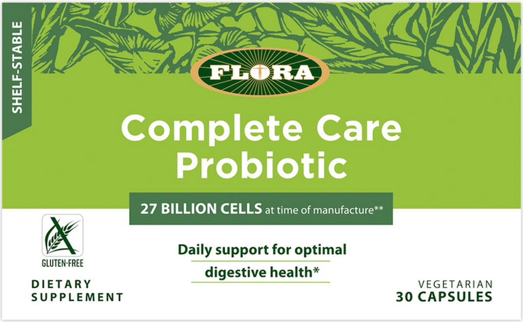 Flora, Complete Care Probiotic, 27 Billion Cells, 30 Vegetarian Capsules