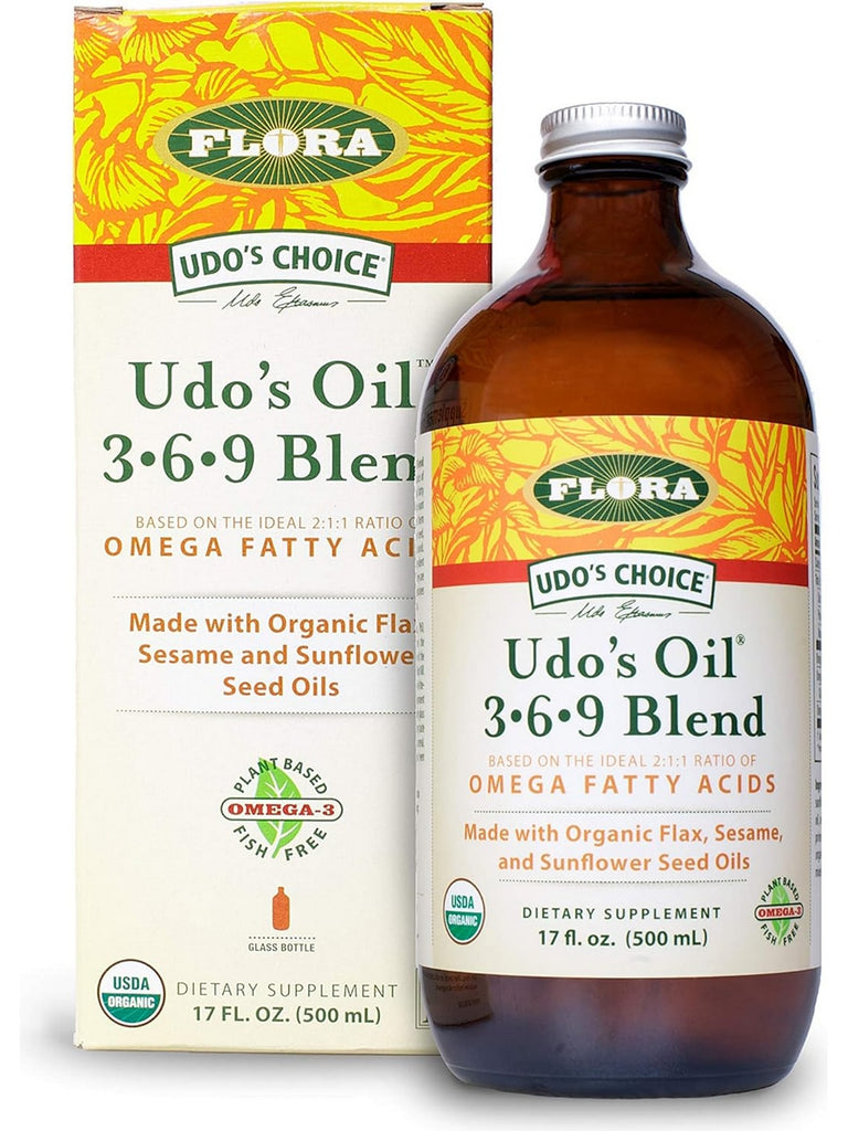 Flora, Udo's Oil 3-6-9 Blend, Omega Fatty Acid, 17 fl oz