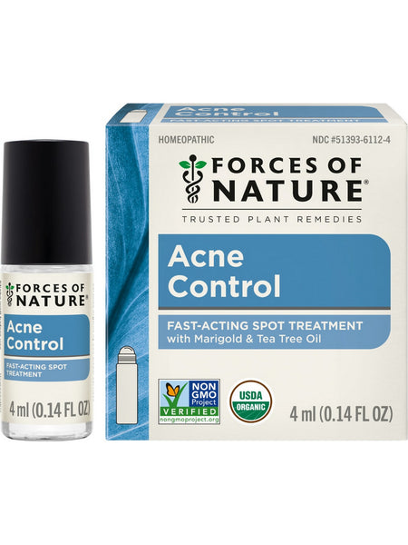 Forces of Nature, Acne Control, 4 ml (0.14 fl oz)