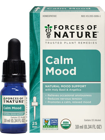 Forces of Nature, Calm Mood Stress Relief, 10 ml (0.34 fl oz)
