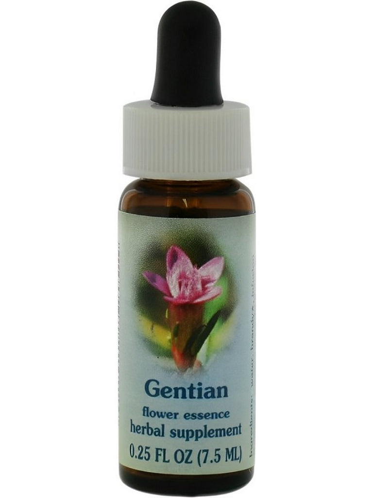 Flower Essence Services, Gentian Dropper, 0.25 fl oz