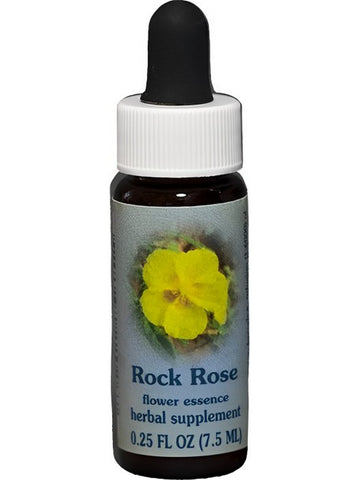 Flower Essence Services, Rock Rose Dropper, 0.25 fl oz