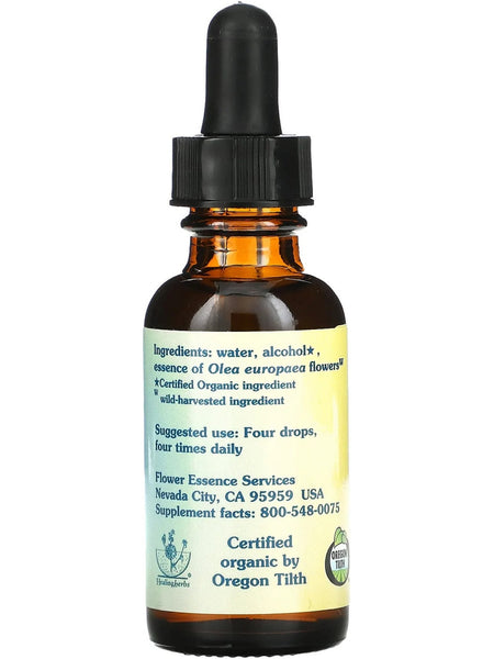 Flower Essence Services, Olive Dropper, 1 fl oz