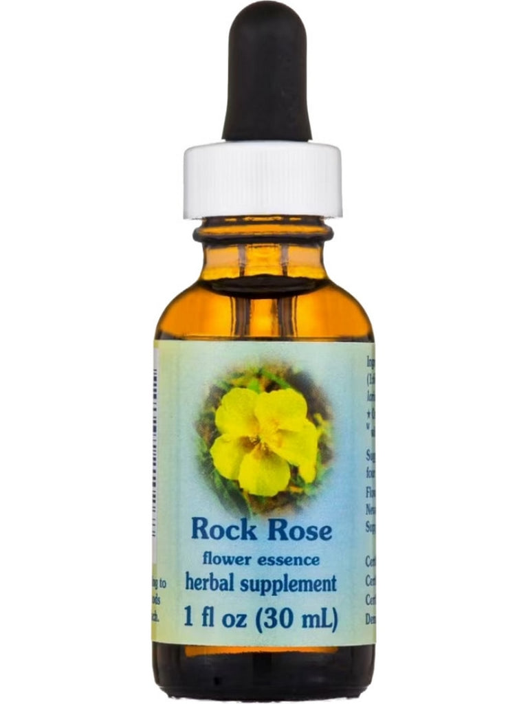 Flower Essence Services, Rock Rose Dropper, 1 fl oz