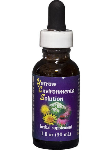 Flower Essence Services, Yarrow Environmental Solution Dropper, 1 fl oz