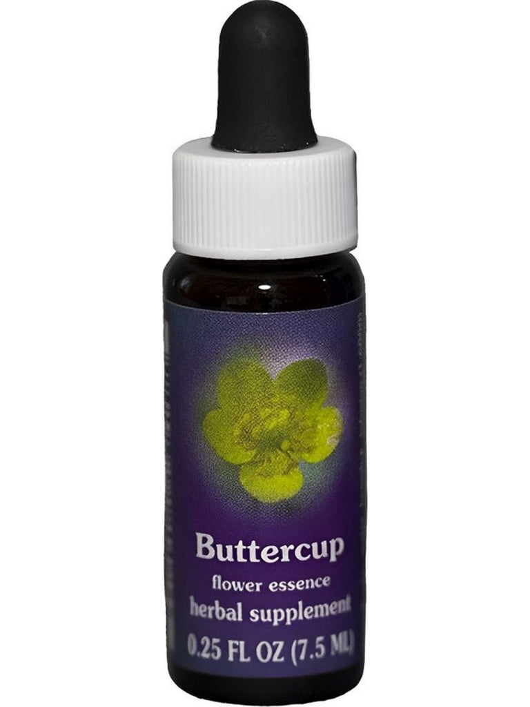 Flower Essence Services, Buttercup Dropper, 0.25 fl oz