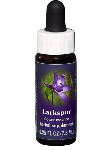 Flower Essence Services, Larkspur Dropper, 0.25 fl oz