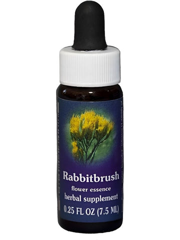 Flower Essence Services, Rabbitbrush Dropper, 0.25 fl oz