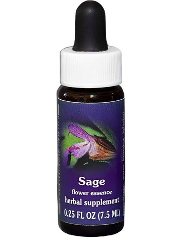 Flower Essence Services, Sage Dropper, 0.25 fl oz