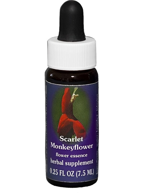 Flower Essence Services, Scarlet Monkeyflower Dropper, 0.25 fl oz