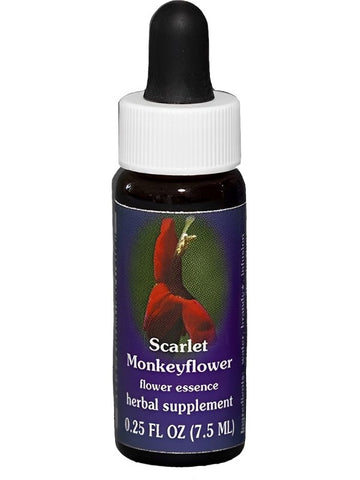 Flower Essence Services, Scarlet Monkeyflower Dropper, 0.25 fl oz