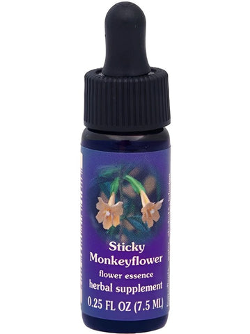 Flower Essence Services, Sticky Monkeyflower Dropper, 0.25 fl oz