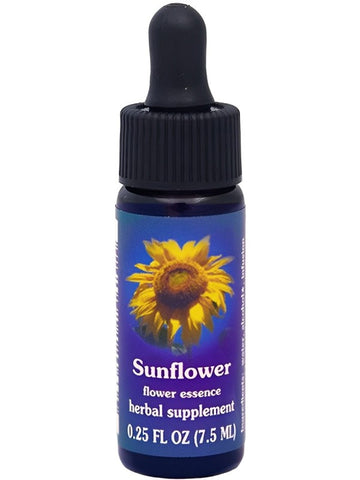 Flower Essence Services, Sunflower Dropper, 0.25 fl oz