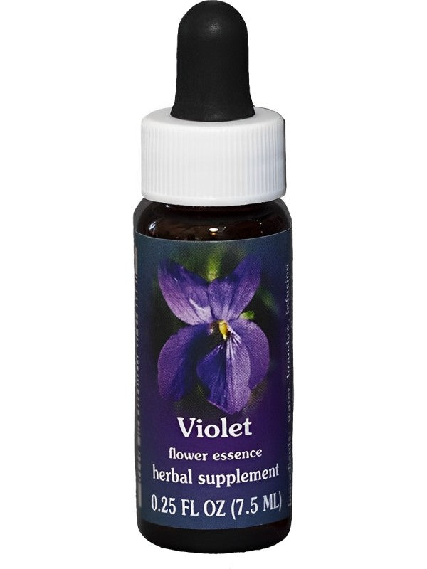 Flower Essence Services, Violet Dropper, 0.25 fl oz