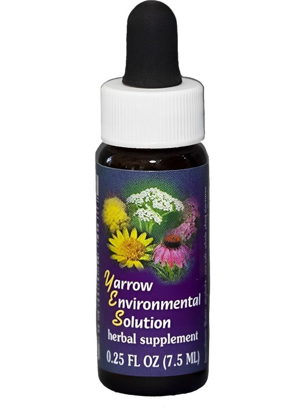 Flower Essence Services, Yarrow Environmental Solution, 0.25 fl oz