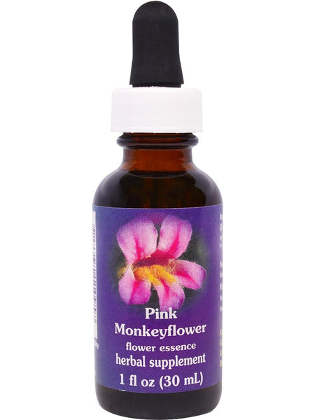 Flower Essence Services, Pink Monkeyflower Dropper, 1 fl oz